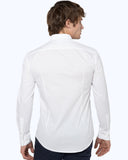 The Bostonians Ανδρικό Πουκάμισο Ποπλίνα Slim fit 3ACP0606-B001WH Λευκό
