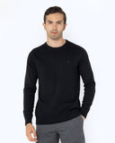 The Bostonians Ανδρικό Πουλόβερ Classic Crew Neck Jumper 3MO1009-B031BL Μαύρο