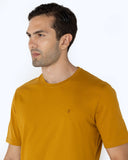 The Bostonians Ανδρικό T-Shirt Regular Fit  3TS1241|B295MU Μουσταρδί