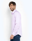 The Bostonians Ανδρικό Πουκάμισο Ποπλίνα Slim Fit 3ACP0606-B165DL Λιλά