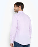 The Bostonians Ανδρικό Πουκάμισο Ποπλίνα Slim Fit 3ACP0606-B165DL Λιλά