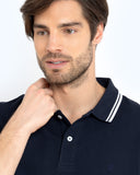 The Bostonians Ανδρική Μπλούζα Polo Pique Twin Tipped Regular Fit 3PS1271|B166NV Μπλε