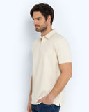 The Bostonians Ανδρική Μπλούζα Polo Pique Waffle Regular Fit 3PS1287|B056CR Εκρού