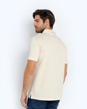 The Bostonians Ανδρική Μπλούζα Polo Pique Waffle Regular Fit 3PS1287|B056CR Εκρού