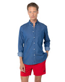 The Bostonians Ανδρικό Πουκάμισο Denim 3AAP1906|B505LB Μπλε