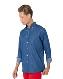 The Bostonians Ανδρικό Πουκάμισο Denim 3AAP1906|B505LB Μπλε