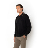 The Bostonians Ανδρική Μπλούζα  Twin Tipped Polo 3PL1151-B0031BL Μαύρο