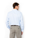 The Bostonians Ανδρικό Πουκάμισο  DOBBY CUSTOM FIT 3ANP2128- B176SK Γαλάζιο