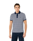 The Bostonians Ανδρική Μπλούζα Ριγέ Polo Acorn Pique 3PS4462|B166NV Μπλε
