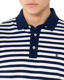 The Bostonians Ανδρική Μπλούζα Ριγέ Polo Acorn Pique 3PS4462|B166NV Μπλε