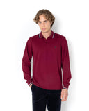 The Bostonians Ανδρική Μπλούζα  Twin Tipped Polo 3PL1151-B154BU Μπορντό