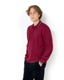 The Bostonians Ανδρική Μπλούζα  Twin Tipped Polo 3PL1151-B154BU Μπορντό