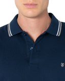 The Bostonians Ανδρική Μπλούζα Twin Tipped Polo 3PL1151-B691PE Πετρόλ