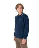 The Bostonians Ανδρική Μπλούζα Twin Tipped Polo 3PL1151-B691PE Πετρόλ