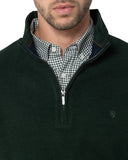 The Bostonians Ανδρικό Φούτερ Half Zip 3RO1000-B133DG Πράσινο