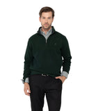 The Bostonians Ανδρικό Φούτερ Half Zip 3RO1000-B133DG Πράσινο