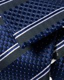 The Bostonians Γραβάτα Ριγέ 3TIE72687|B166BL Μπλε