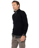 The Bostonians Ανδρικό Πλεκτό Half Zip 3MO1112|B031BL Μαύρο