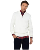 The Bostonians Ανδρικό Πλεκτό Half Zip 3MO1112|B056CR Εκρού