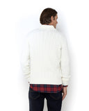 The Bostonians Ανδρικό Πλεκτό Half Zip 3MO1112|B056CR Εκρού