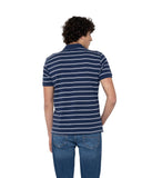 The Bostonians Ανδρική Μπλούζα Ριγέ Polo Acorn Pique 3PS4468|B166NV Μπλε