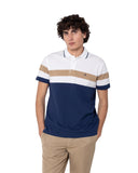 The Bostonians Ανδρική Μπλούζα Ριγέ Polo Acorn Pique 3PS4464|B166NV Μπλε