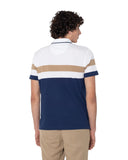 The Bostonians Ανδρική Μπλούζα Ριγέ Polo Acorn Pique 3PS4464|B166NV Μπλε