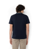 The Bostonians Ανδρική Μπλούζα Polo Pique Waffle 3PS1305|B166BL Μπλε Σκούρο