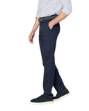 The Bostonians Ανδρικό Παντελόνι Chinos Dobby 3CN1696T303|B166NV Μπλε