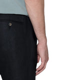 The Bostonians Ανδρικό Παντελόνι Chinos Λινό 3CN3010424|B031BL Μαύρο