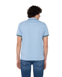 The Bostonians Ανδρική Μπλούζα Polo Pique Waffle 3PS1301|B505LB Σιέλ