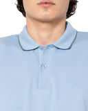 The Bostonians Ανδρική Μπλούζα Polo Pique Waffle 3PS1301|B505LB Σιέλ