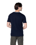 The Bostonians Ανδρική Μπλούζα  Pique Waffle T-Shirt 3TS1306|B166BL Μπλε