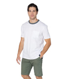 The Bostonians Ανδρική Μπλούζα  Pique Waffle T-Shirt 3TS1306|B001WH Λευκό