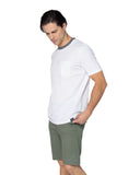 The Bostonians Ανδρική Μπλούζα  Pique Waffle T-Shirt 3TS1306|B001WH Λευκό