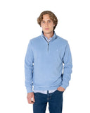 The Bostonians Ανδρικό Φούτερ Half Zip 3RO1000-B505LB Σιέλ