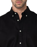The Bostonians Ανδρικό Πουκάμισο Twill 3AAP2341|B031BL Μαύρο