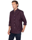 The Bostonians Ανδρικό Πουκάμισο Twill 3AAP2341|B154BU Μπορντό