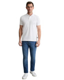 Navy & Green Ανδρική Μπλούζα Πόλο Κοντομάνικη Young Line 24EY.007/PL/YL.2 WHITE Λευκό