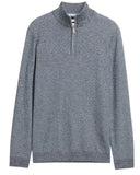 Tom Tailor Ανδρικό Πλεκτό Βαμβακερό Half Zip 1048014-38775 Navy Melange