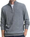 Tom Tailor Ανδρικό Πλεκτό Βαμβακερό Half Zip 1048014-38775 Navy Melange