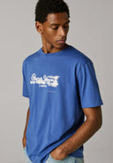 Pepe Jeans Ανδρικό T-shirt Seasonal Logo Fantasy 3 PM5010292-576 Μπλε 