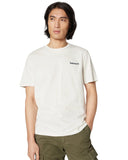 Timberland Ανδρικό T-Shirt Small Linear Logo TB0A5QQTCM9 Εκρού