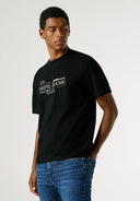 Pepe Jeans Ανδρικό T-shirt Griffin PM5010175-999 Μαύρο