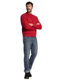 Timberland Ανδρικό Φούτερ Silicon Badge Bb Crew Sweatshirt TBC0YHBCAI7 Κόκκινο