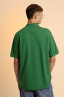 La Martina Ανδρική Polo Μπλούζα BPMP11PK031-03049 Πράσινο