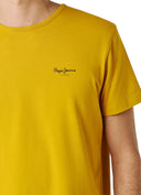 Pepe Jeans Ανδρική Μπλούζα Original Basic 3N T-Shirt PM5010180-089 Κίτρινο