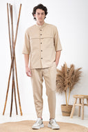 Vittorio Πουκάμισο Overshirt Vittorio 300-24-MONTERI Beige