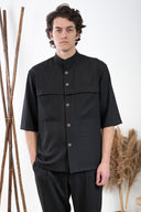Vittorio Πουκάμισο Overshirt Vittorio 300-24-MONTERI Black
