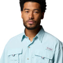 Columbia Ανδρικό Πουκάμισο Bahama™ II S/S Shirt 1011651-482 Σιέλ